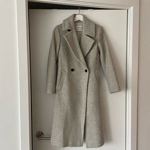 Club Monaco Daylina Coat Light Heather Grey XS